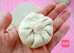 Illustration of how to make buckwheat cakes with bean paste 11