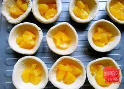 Yellow peach egg tart recipe 3