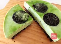 Illustration of how to make matcha mousse 9