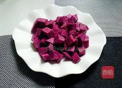 Illustration of how to make purple sweet potato porridge 2