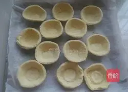 Illustration of how to make baked egg tarts 1