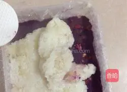 Purple sweet potato glutinous rice cake recipe 7