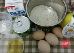 Illustration of how to make matcha cake 1