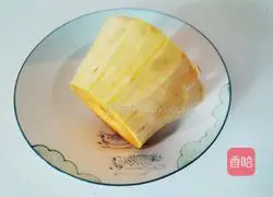 Illustration of how to make steamed pumpkin cake 1