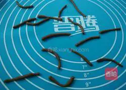 Illustration of how to make pear bean paste buns 8