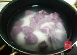 Purple sweet potato oatmeal porridge recipe 3