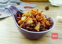 Illustration of how to make dried fish with honey walnuts 8