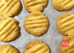 Illustration of how to make nut peanut butter cookies 9
