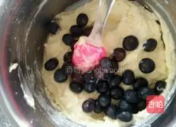 Blueberry cupcake.Recipe 6