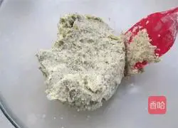 Illustration of how to make black tea crisp cookies 5