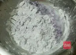 Illustration of how to make purple sweet potato and glutinous rice 6