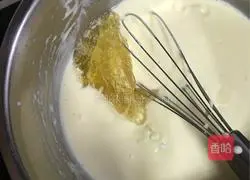 Rainbow Cheese Illustration of how to make mousse cake 7