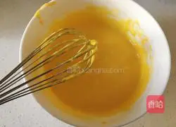 Illustration of how to make meat floss cake 6