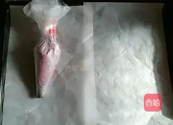 Illustration of how to make butter purple sweet potato cookies 11