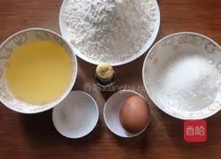 Illustration of how to make butter-free original biscuits 1