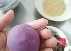 Purple sweet potato sesame balls recipe 6