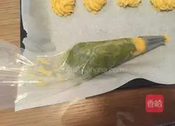 Illustration of how to make original cookies and matcha cookies 9