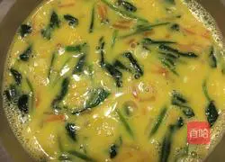 Illustration of how to make three-color baked egg pie 7