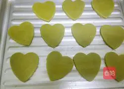 Illustration of how to make matcha biscuits 4