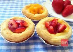 Illustration of how to make fruit tarts 7