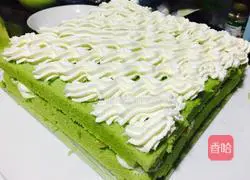 Illustration of how to make a fresh naked cake 5