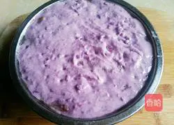 Illustration of how to make purple sweet potato cake 13
