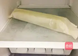 Illustration of how to make matcha honey bean biscuits 12