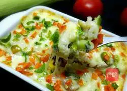 Cheese Baked Rice Recipe Illustration 15