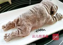 Simulated Shar-Pei mousse Illustration of how to do it 16