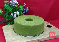 Matcha Chiffon Cake Recipe Illustration 10