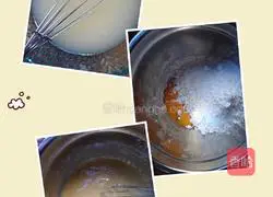 Illustration of how to make chiffon cake 1