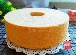 Illustration of how to make coffee chiffon cake 21