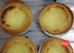 Illustration of how to make egg tarts (without whipped cream) 8