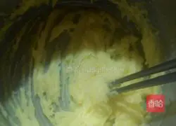 Illustration of how to make purple marble cookies 4