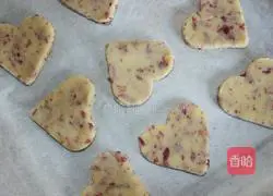 Rose Heart Illustration of how to make cookies 8