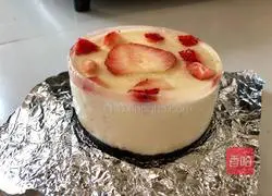 Strawberry yogurt mousse cake recipe 13
