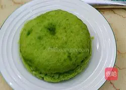 Illustration of how to make green juice cake 8