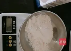 Illustration of how to make matcha cake 1