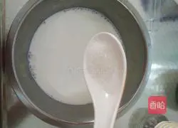Illustration of how to make light cream condensed milk egg tart 3