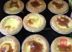 Illustration of how to make original egg tarts 15