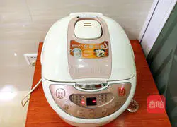 Illustration of how to make glutinous rice and pumpkin porridge 4