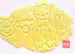 Illustration of how to make cartoon cookies 9