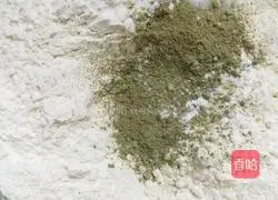 Illustration of how to make Matcha (cocoa) cream cheese biscuits 5