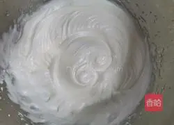 Illustration of how to make chiffon cake with chives and meat floss 7