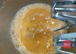 Illustration of making sponge cake 1