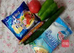 Cheese instant noodles recipe 1
