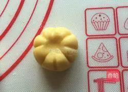 Illustration of how to make pumpkin cookies 12