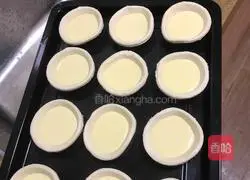 Original flavor Illustration of how to make egg tarts 9