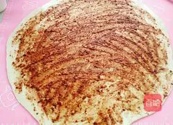 Illustration of how to make bean paste rolls 8