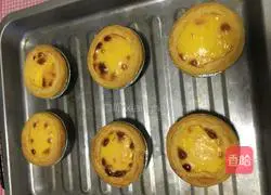 Cheese Illustration of how to make egg tarts 9